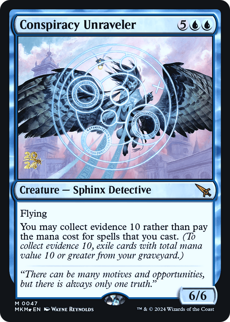 Conspiracy Unraveler [Murders at Karlov Manor Prerelease Promos] - Destination Retro
