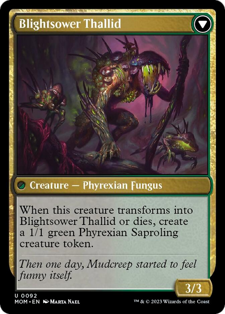 Blightreaper Thallid // Blightsower Thallid [March of the Machine] - Destination Retro