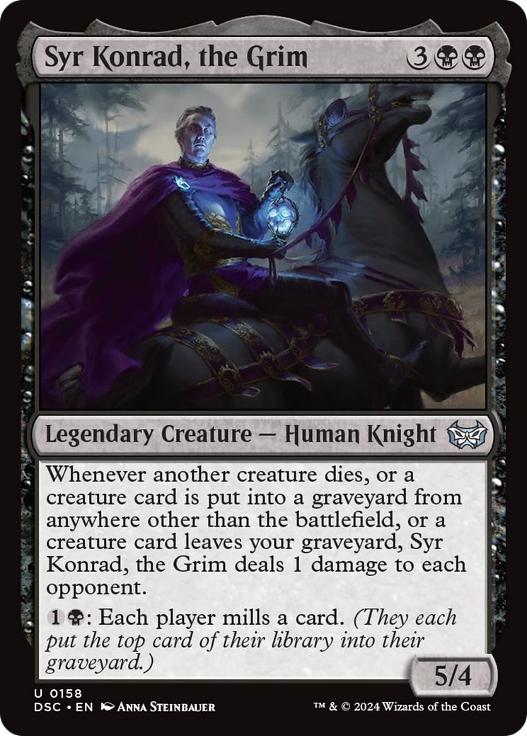 Syr Konrad, the Grim [Duskmourn: House of Horror Commander] - Destination Retro