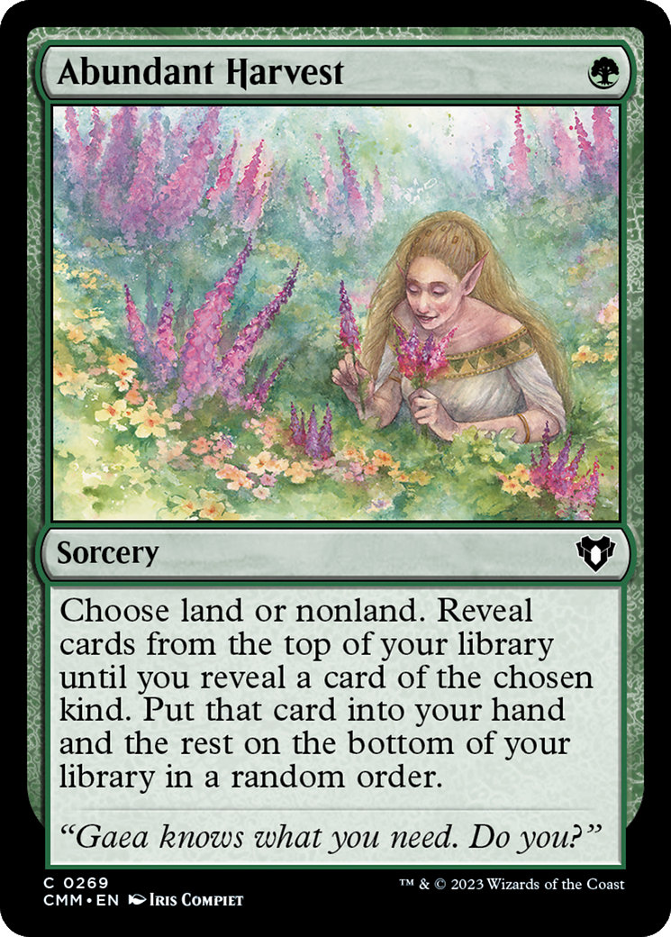 Abundant Harvest [Commander Masters] - Destination Retro