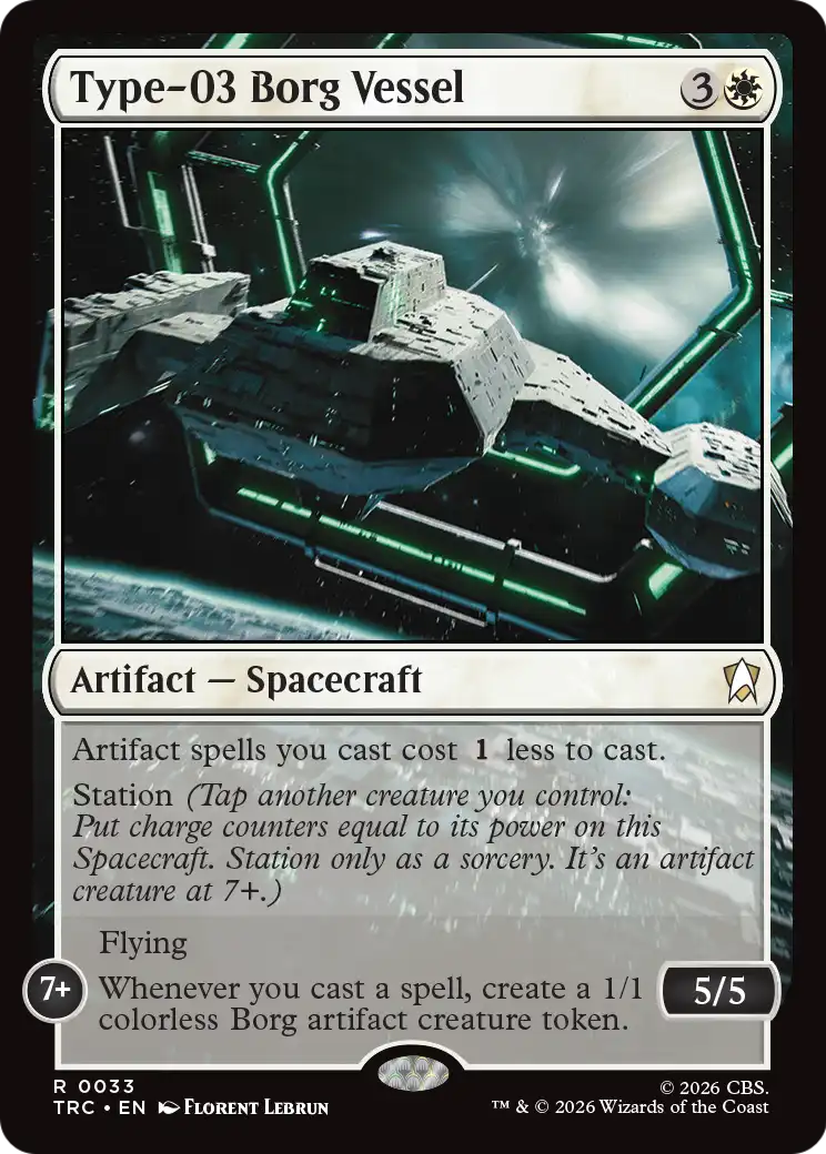 Type-03 Borg Vessel [Star Trek Commander] - Destination Retro