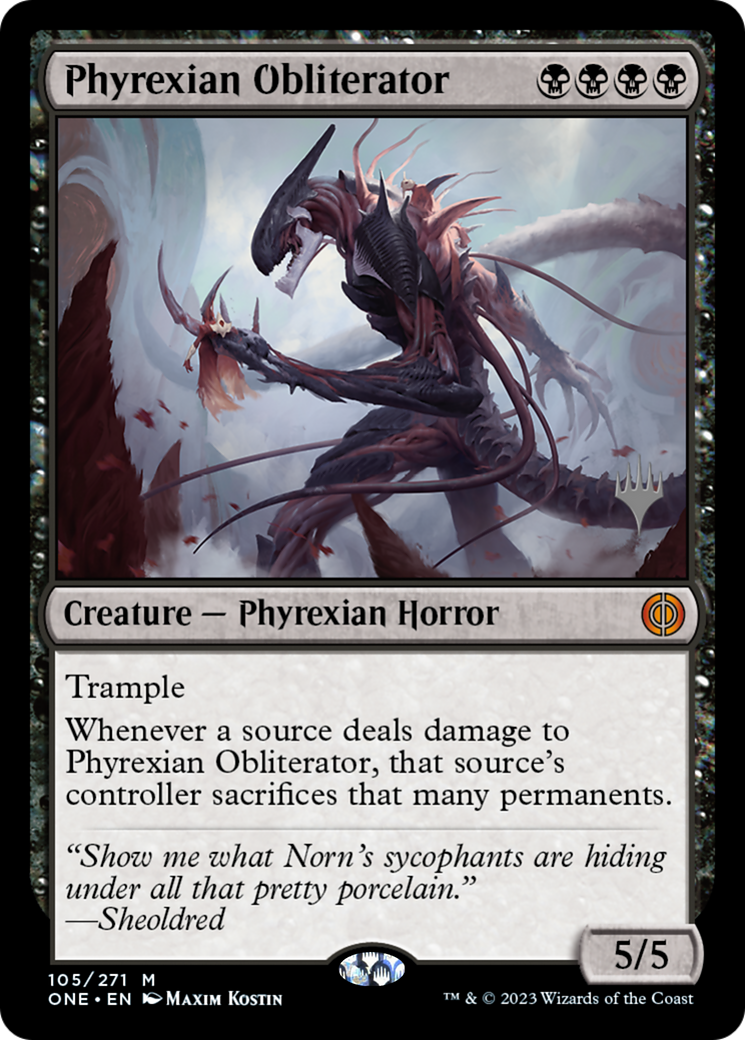 Phyrexian Obliterator (Promo Pack) [Phyrexia: All Will Be One Promos] - Destination Retro