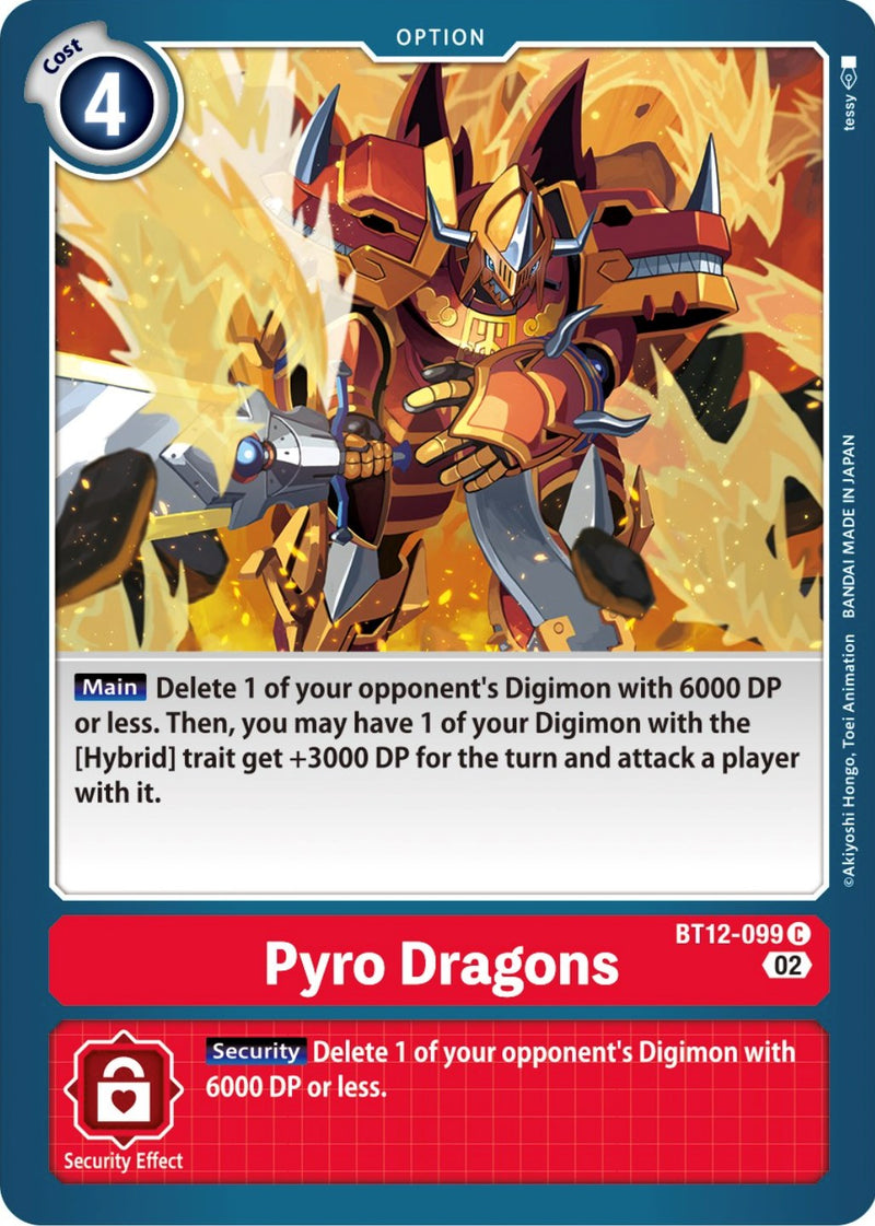 Pyro Dragons [BT12-099] [Across Time] - Destination Retro