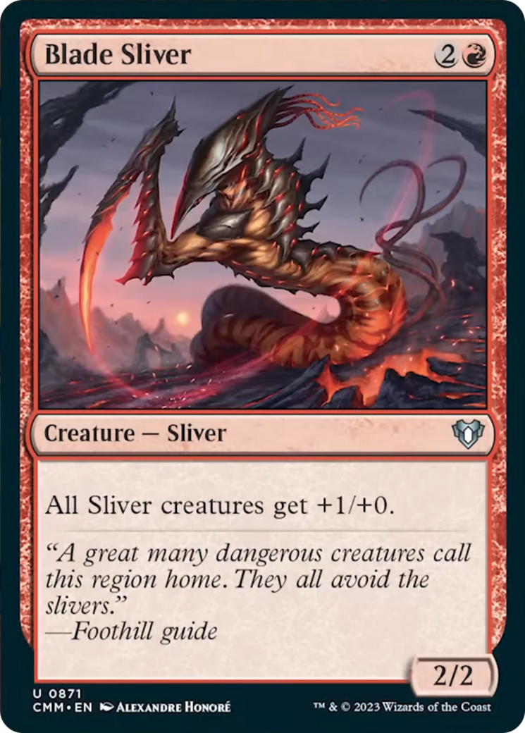 Blade Sliver [Commander Masters] - Destination Retro