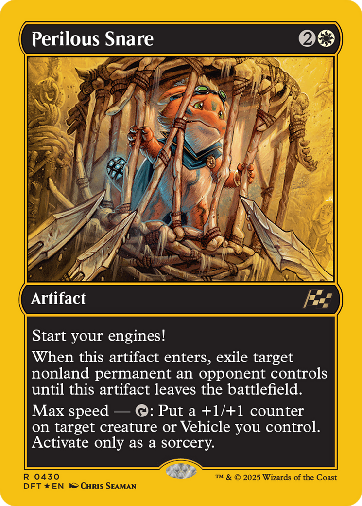 Perilous Snare (First-Place Foil) [Aetherdrift] - Destination Retro