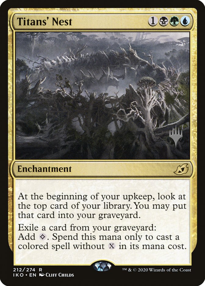 Titans' Nest (Promo Pack) [Ikoria: Lair of Behemoths Promos] - Destination Retro