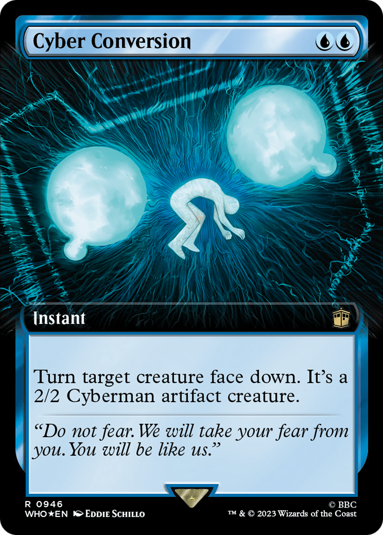 Cyber Conversion (Extended Art) (Surge Foil) [Doctor Who] - Destination Retro