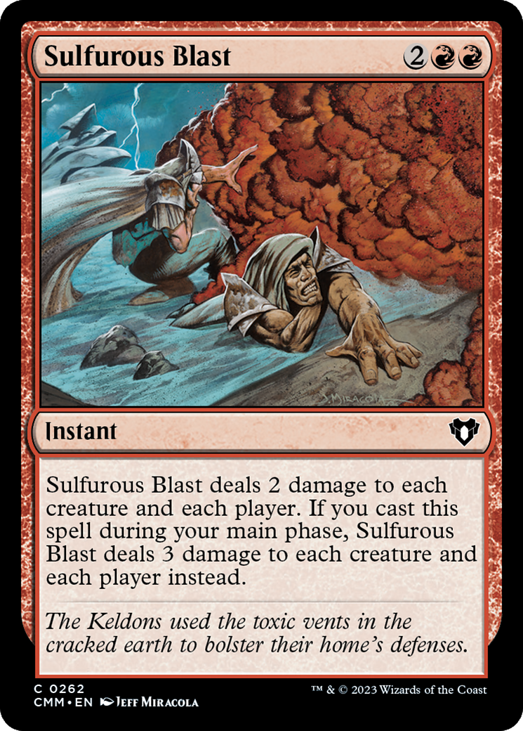 Sulfurous Blast [Commander Masters] - Destination Retro