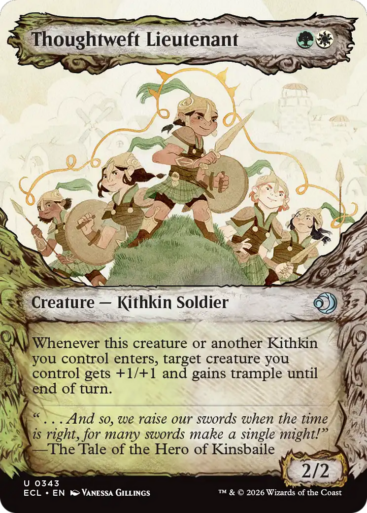 Thoughtweft Lieutenant (Showcase) [Lorwyn Eclipsed] - Destination Retro