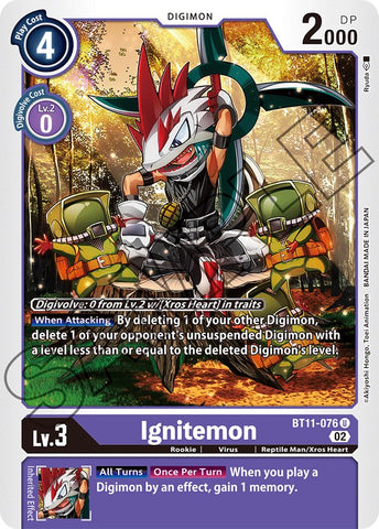 Ignitemon [BT11-076] [Dimensional Phase] - Destination Retro