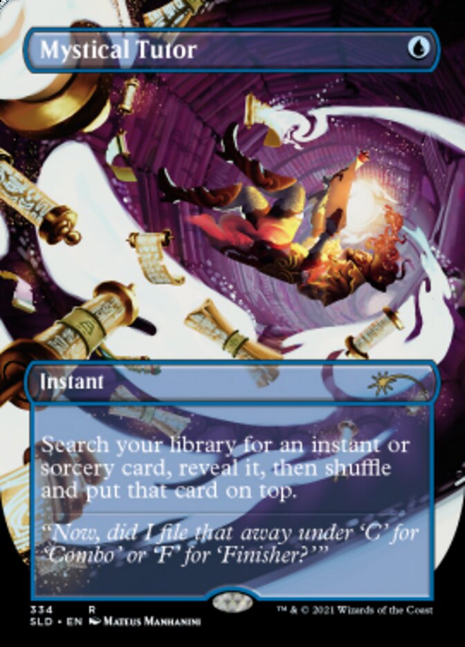 Mystical Tutor (Borderless) [Secret Lair Drop Series] - Destination Retro