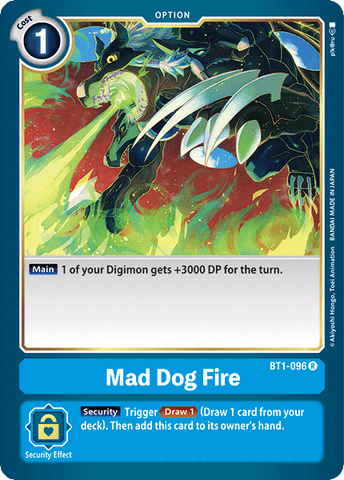 Mad Dog Fire [BT1-096] [Release Special Booster Ver.1.0] - Destination Retro