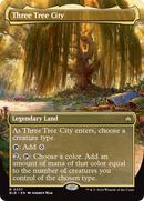 Three Tree City (Borderless) (0337) [Bloomburrow] - Destination Retro