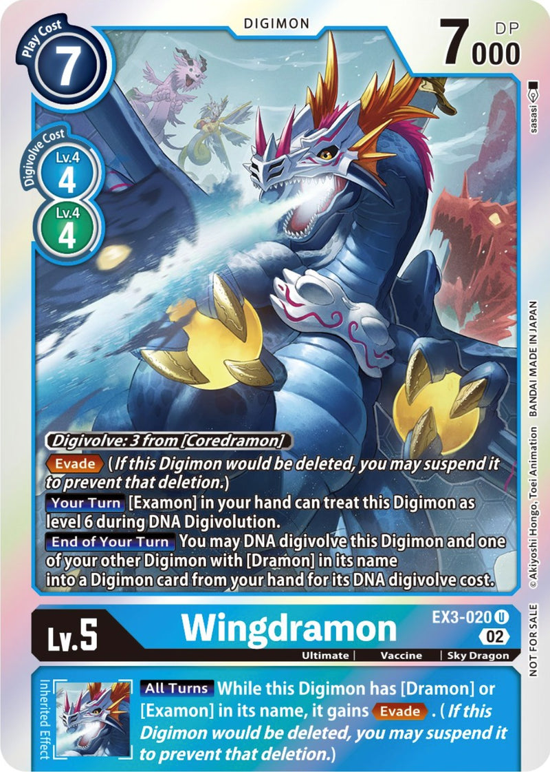 Wingdramon [EX3-020] (Alternate Art) [Draconic Roar] - Destination Retro