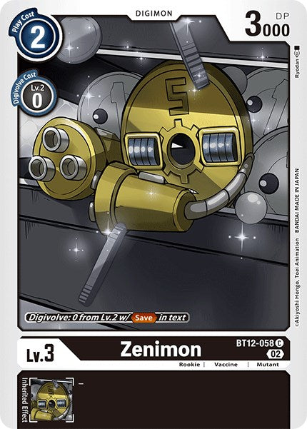 Zenimon [BT12-058] [Across Time] - Destination Retro