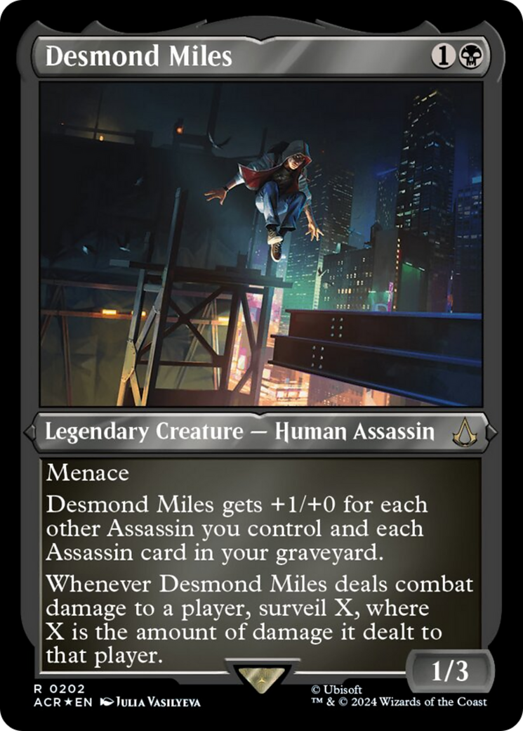 Desmond Miles (Foil Etched) [Assassin's Creed] - Destination Retro
