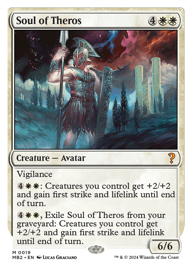 Soul of Theros (White Border) [Mystery Booster 2] - Destination Retro
