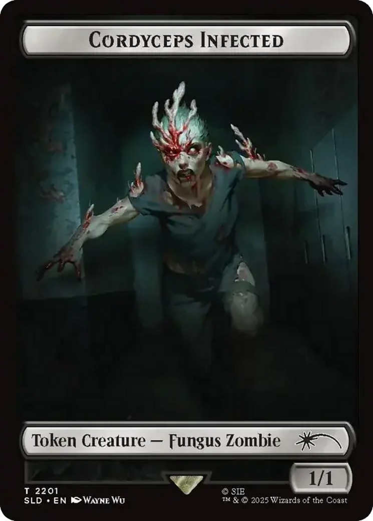 Cordyceps Infected Token (2201) [Secret Lair Drop Series] - Destination Retro