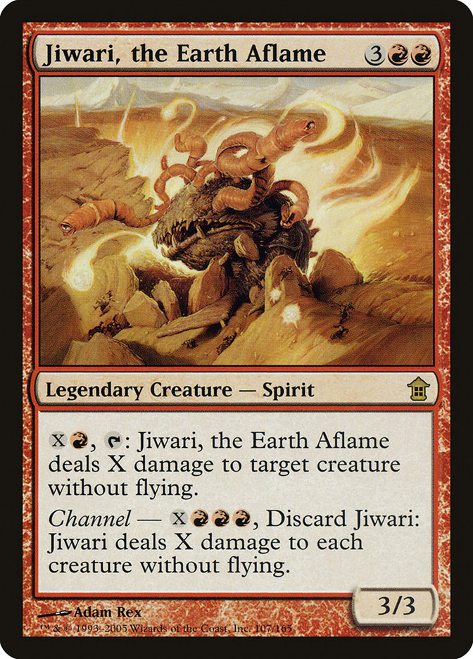 Jiwari, the Earth Aflame [Saviors of Kamigawa] - Destination Retro