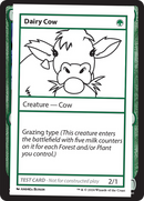 Dairy Cow [Mystery Booster 2 Playtest Cards] - Destination Retro