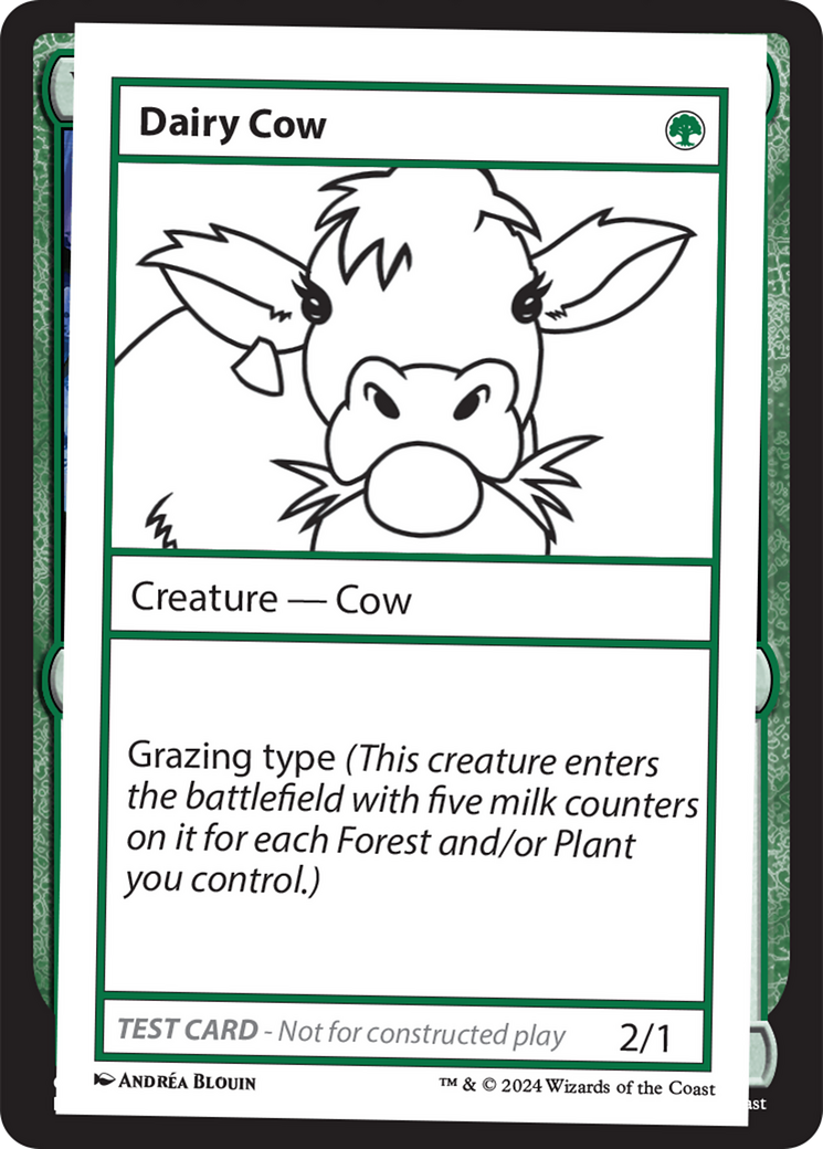 Dairy Cow [Mystery Booster 2 Playtest Cards] - Destination Retro