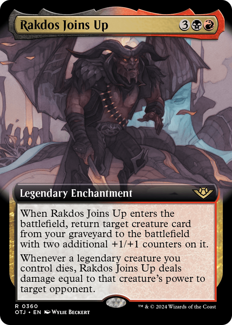 Rakdos Joins Up (Extended Art) [Outlaws of Thunder Junction] - Destination Retro