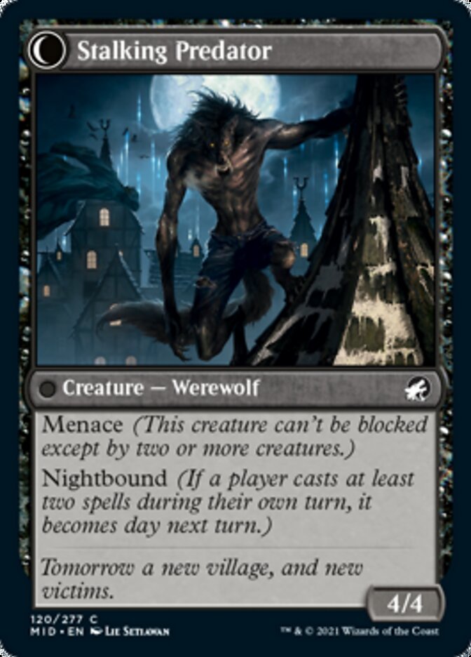 Shady Traveler // Stalking Predator [Innistrad: Midnight Hunt] - Destination Retro