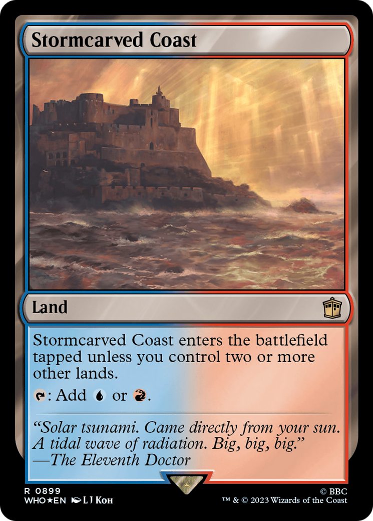 Stormcarved Coast (Surge Foil) [Doctor Who] - Destination Retro