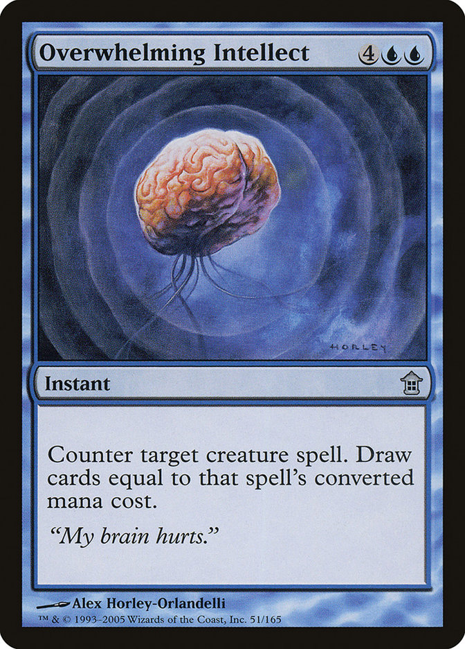 Overwhelming Intellect [Saviors of Kamigawa] - Destination Retro