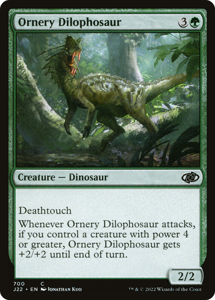 Ornery Dilophosaur [Jumpstart 2022] - Destination Retro