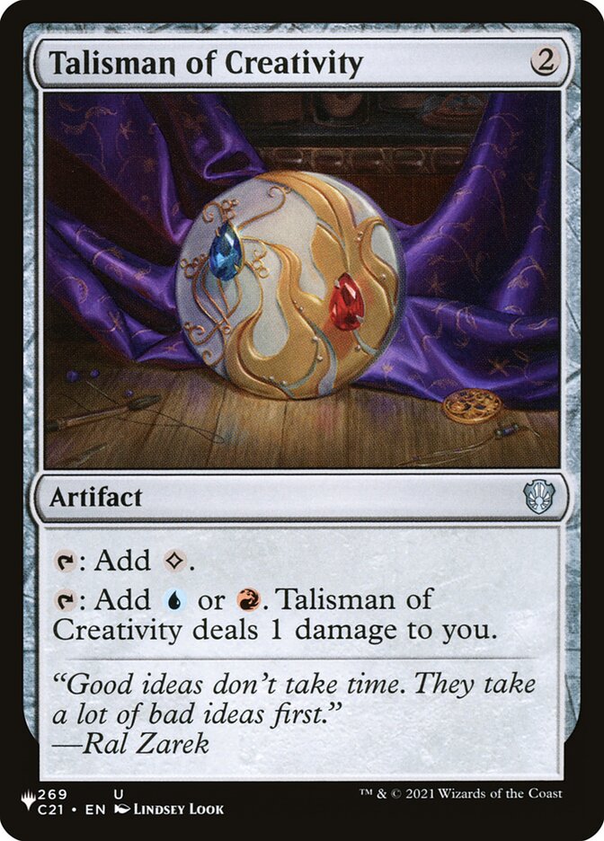 Talisman of Creativity [Secret Lair: Heads I Win, Tails You Lose] - Destination Retro
