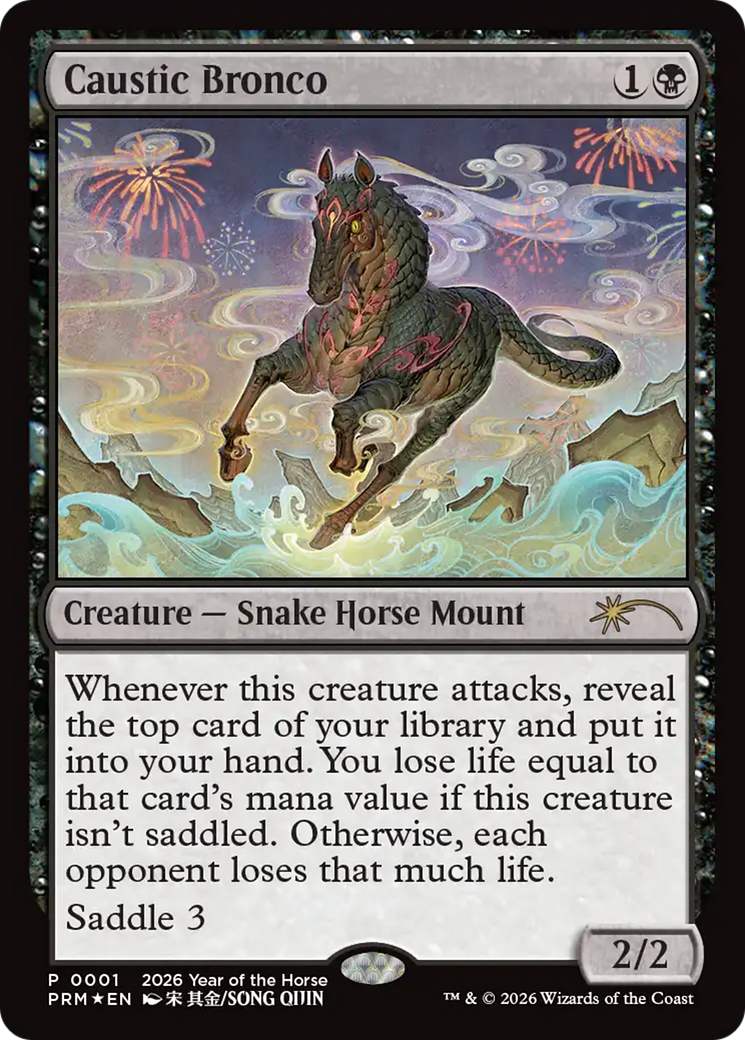 Caustic Bronco (Year of the Horse 2026) [Standard Showdown Promos] - Destination Retro