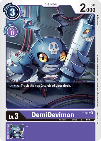 DemiDevimon [P-017] [Promotional Cards] - Destination Retro