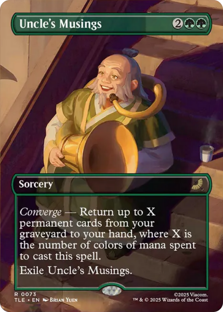 Uncle's Musings (Borderless) [Avatar: The Last Airbender: Eternal-Legal] - Destination Retro