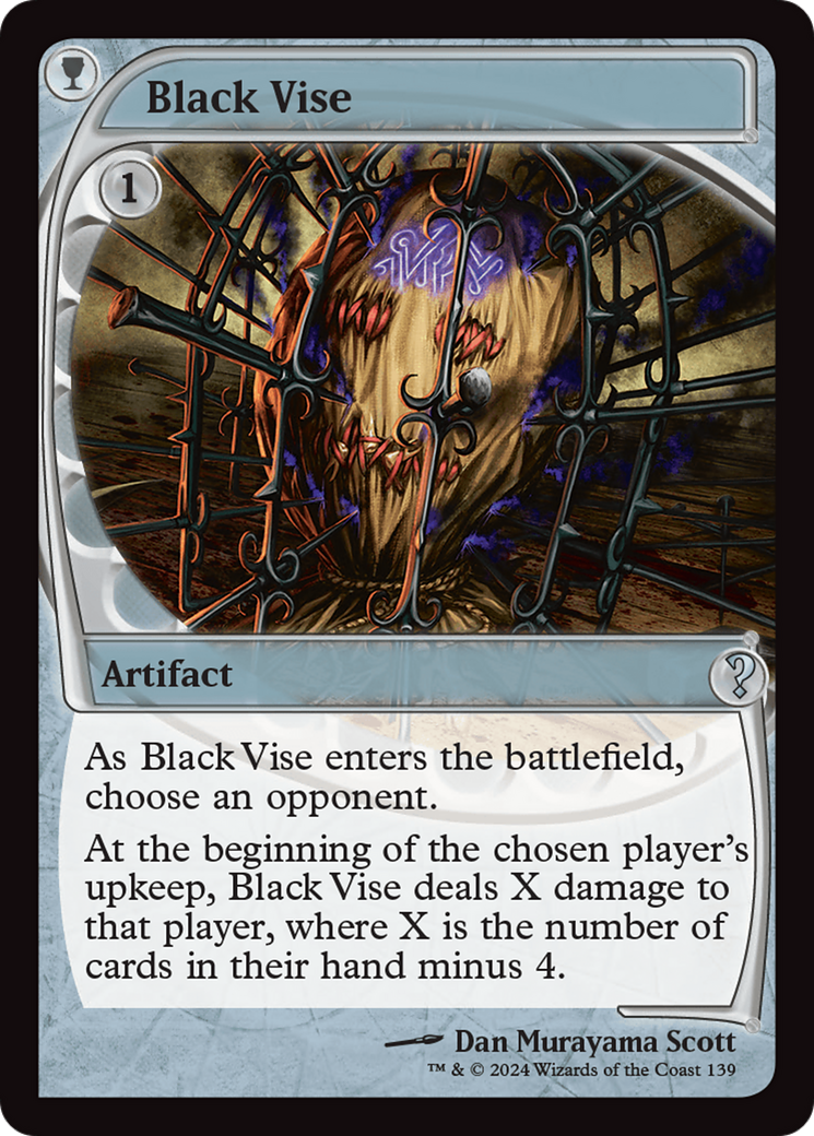 Black Vise (Future Sight) [Mystery Booster 2] - Destination Retro