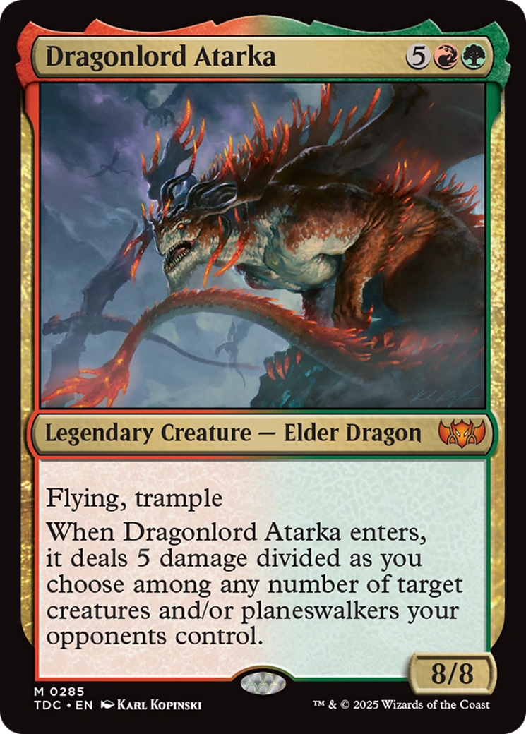 Dragonlord Atarka [Tarkir: Dragonstorm Commander] - Destination Retro