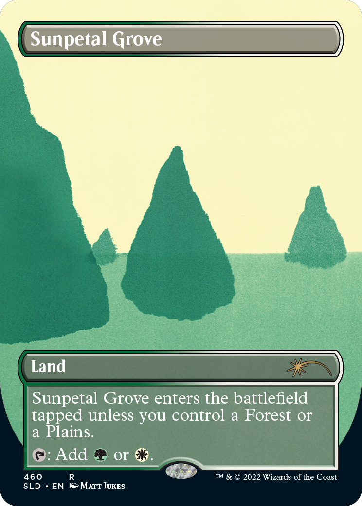 Sunpetal Grove (Borderless) [Secret Lair Drop Series] - Destination Retro