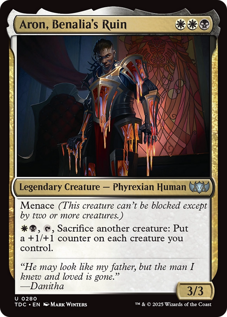 Aron, Benalia's Ruin [Tarkir: Dragonstorm Commander] - Destination Retro