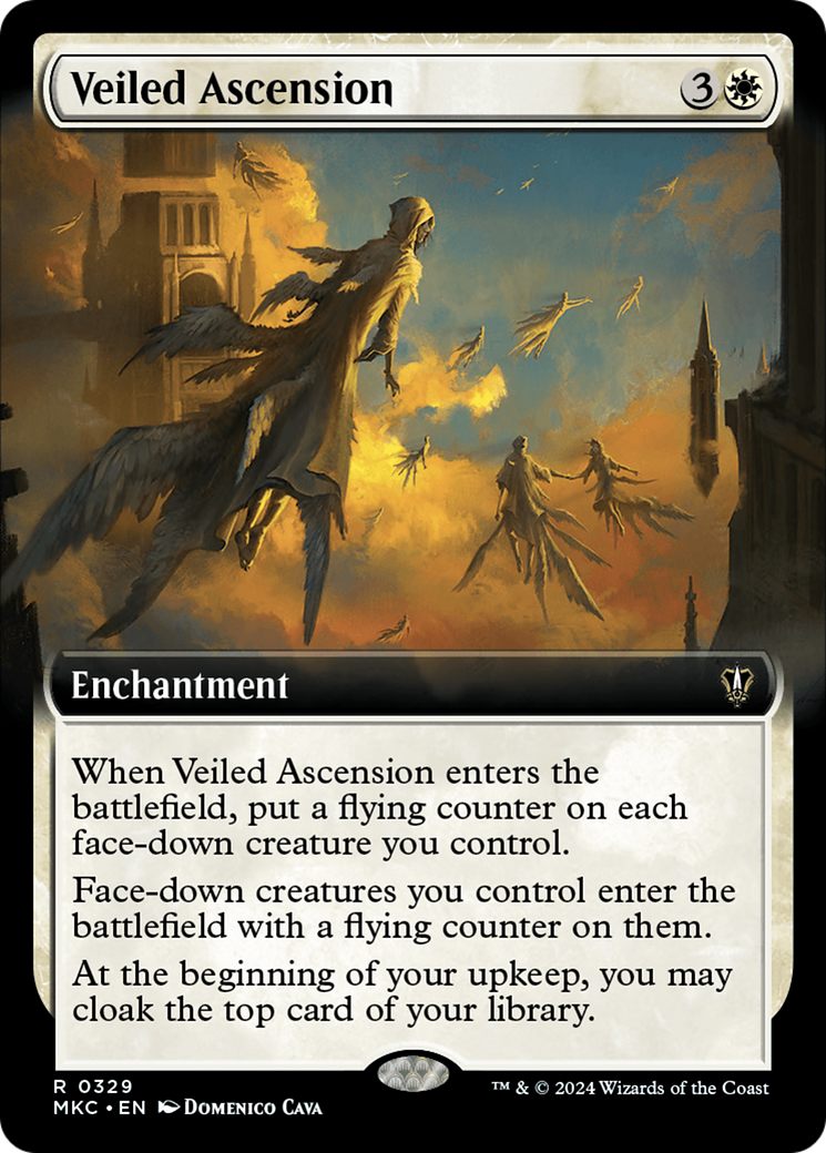 Veiled Ascension (Extended Art) [Murders at Karlov Manor Commander] - Destination Retro