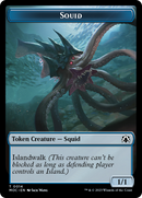 Squid // Human (26) Double-Sided Token [March of the Machine Commander Tokens] - Destination Retro