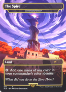 Command Tower - The Spire (Borderless) [Secret Lair Drop Promos] - Destination Retro