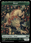 Beast // Food (0012) Double-Sided Token [Wilds of Eldraine Tokens] - Destination Retro