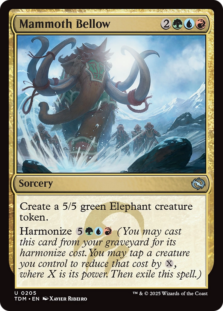 Mammoth Bellow [Tarkir: Dragonstorm] - Destination Retro