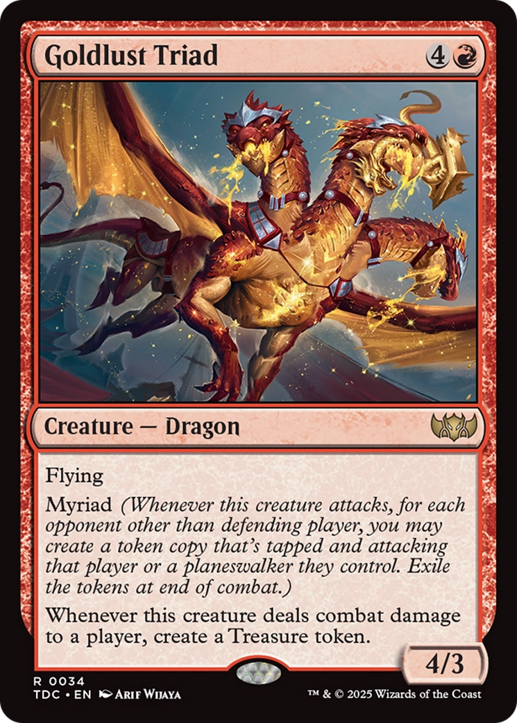 Goldlust Triad [Tarkir: Dragonstorm Commander] - Destination Retro