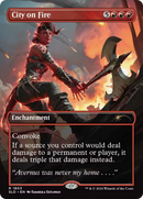 City on Fire (Rainbow Foil) [Secret Lair Drop Series] - Destination Retro