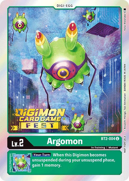 Argomon [BT2-004] (Digimon Card Game Fest 2022) [Release Special Booster Promos] - Destination Retro