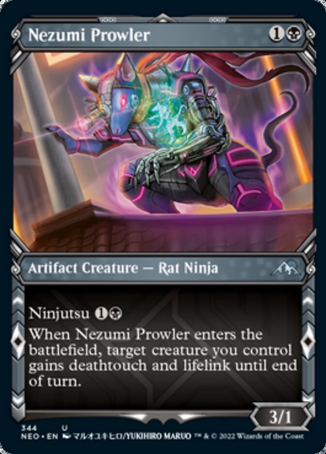 Nezumi Prowler (Showcase Ninja) [Kamigawa: Neon Dynasty] - Destination Retro