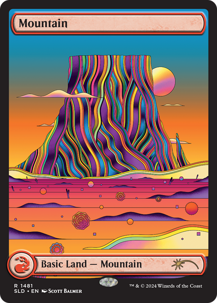 Mountain (1481) [Secret Lair Drop Series] - Destination Retro