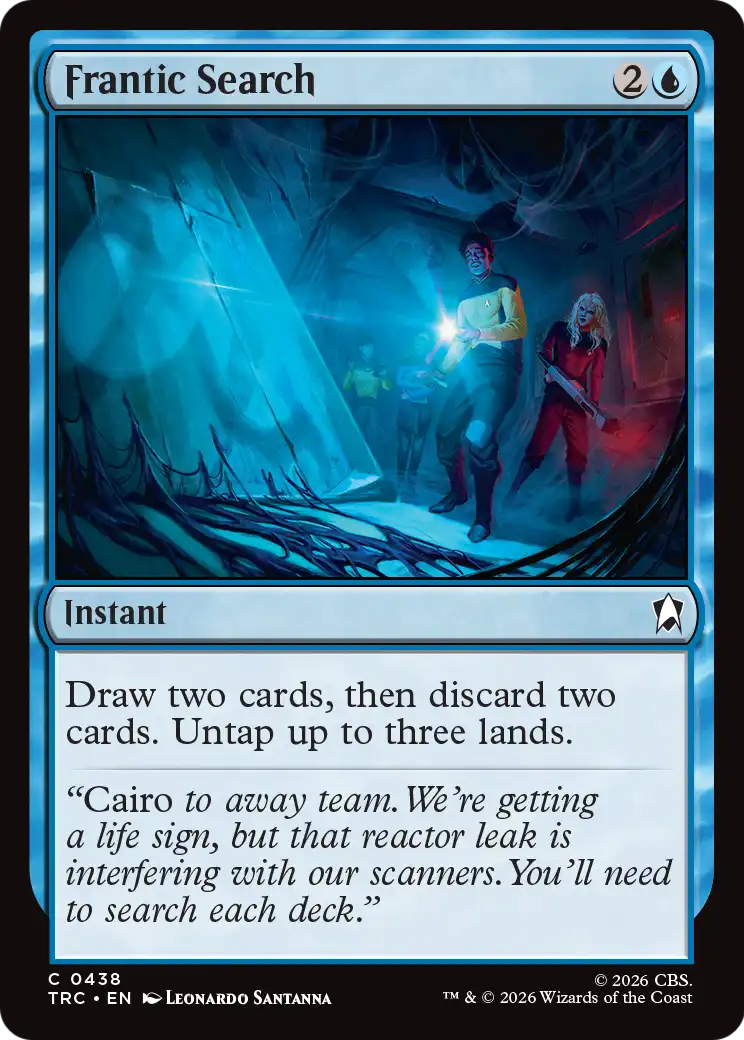 Frantic Search (Surge Foil) [Star Trek Commander] - Destination Retro