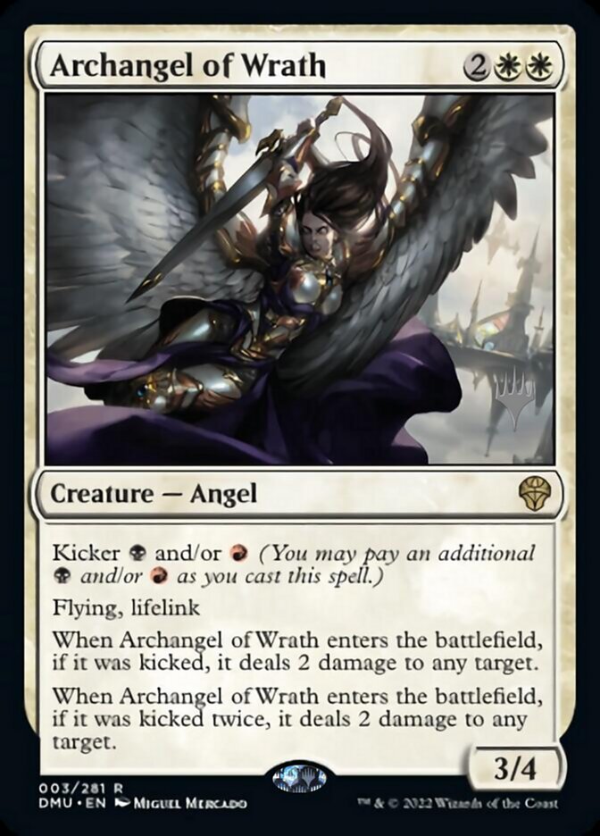 Archangel of Wrath (Promo Pack) [Dominaria United Promos] - Destination Retro
